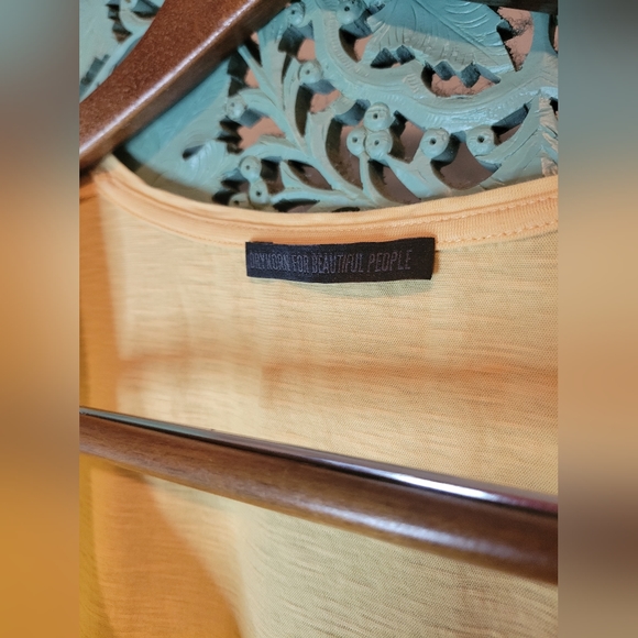 Drykorn For Beautiful People | AVIVI Classic Cotton Tee Shirt | Orange | Small - Picture 14 of 14